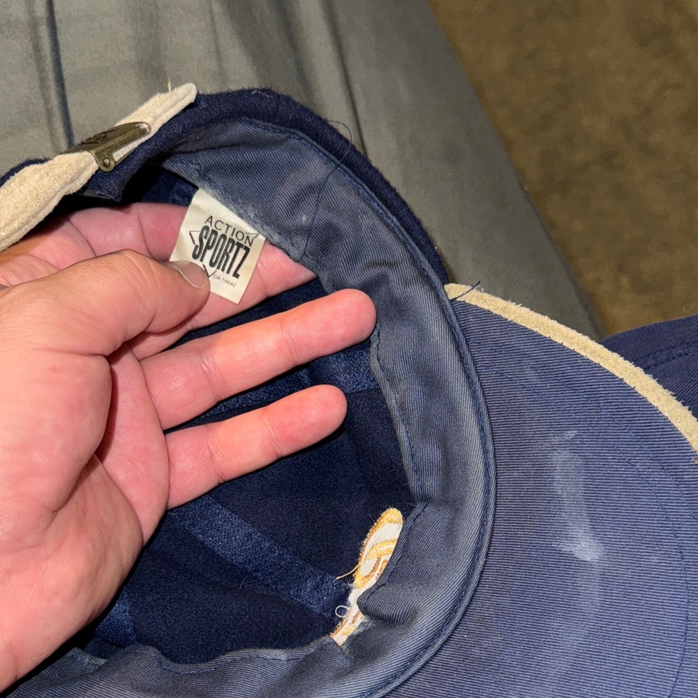 Pepsi-Cola Navy and Tan Cap VTG - Picture 3 of 3